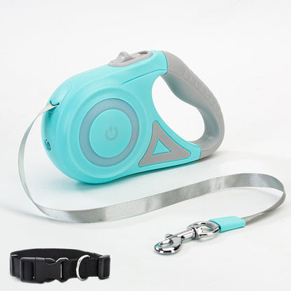 Dog Leash Retractable Leash And Dog Collar Spotlight Automatic Pet Dog Cat Traction Rope For Small Medium Dogs Pet Product  -  - Pets Crazy Shops -