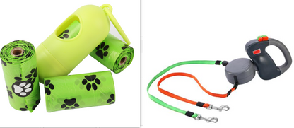 Retractable Dual Pet Dog Walking Leash  -  - Pets Crazy Shops -