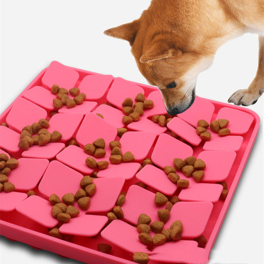 Silicone Pet Licking Mat & Slow Feeder Pad | Cat & Dog Tableware