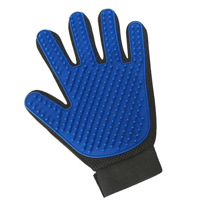 Pet Grooming & Deshedding Glove | Dog & Cat Hair Removal Massage Glove