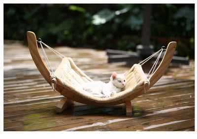 Cat Hammock Wooden Bed Pet Supplies  -  - Pets Crazy Shops -