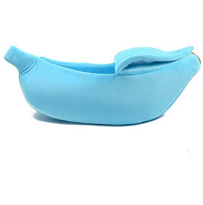 Banana Shape Pet Bed | Cosy Warm Dog & Cat Sleeping Nest | 6 Sizes
