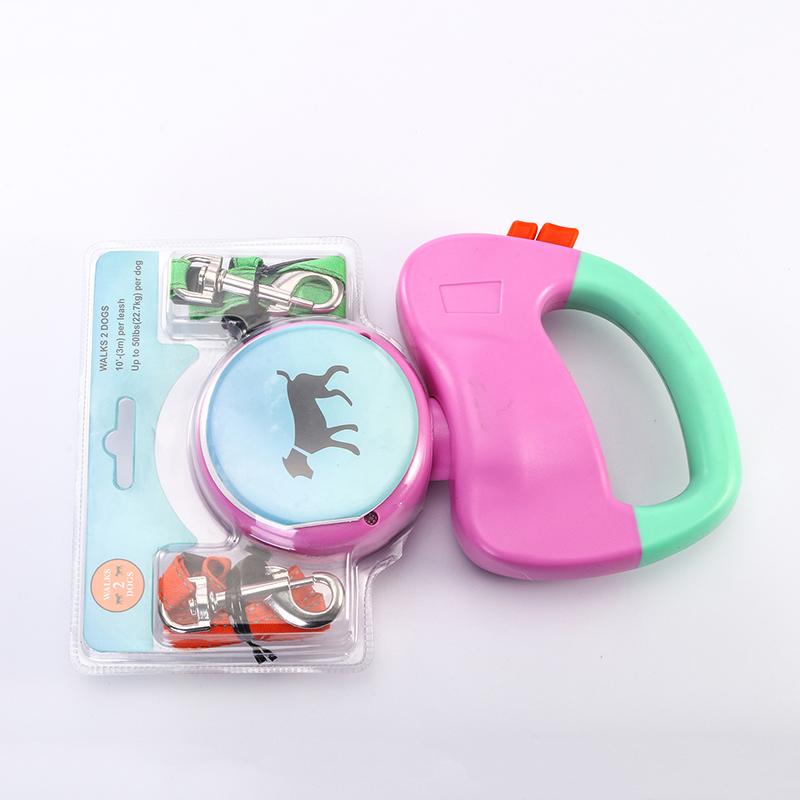 Retractable Dual Pet Dog Walking Leash  -  - Pets Crazy Shops -