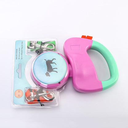 Retractable Dual Pet Dog Walking Leash  -  - Pets Crazy Shops -