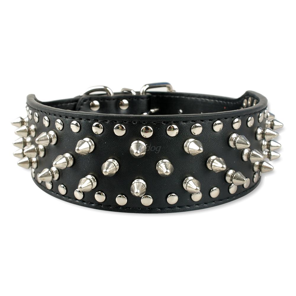 Pet collar large dog rivet collar  -  - Pets Crazy Shops -