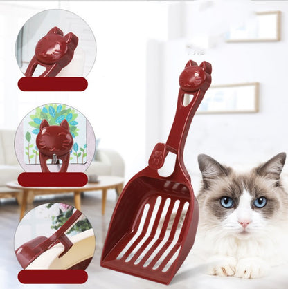 Plastic cat litter shovel cat head cat shovels  -  - Pets Crazy Shops -