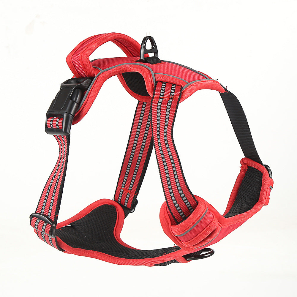 Dog Harness No Pull Breathable Reflective Pet Harness Vest  -  - Pets Crazy Shops -