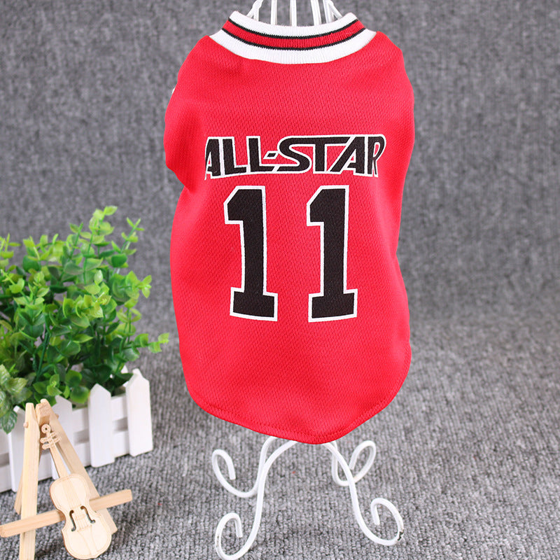 Hot World Cup Ball Spring And Summer Dog Vest Pet Supplies  -  - Pets Crazy Shops -