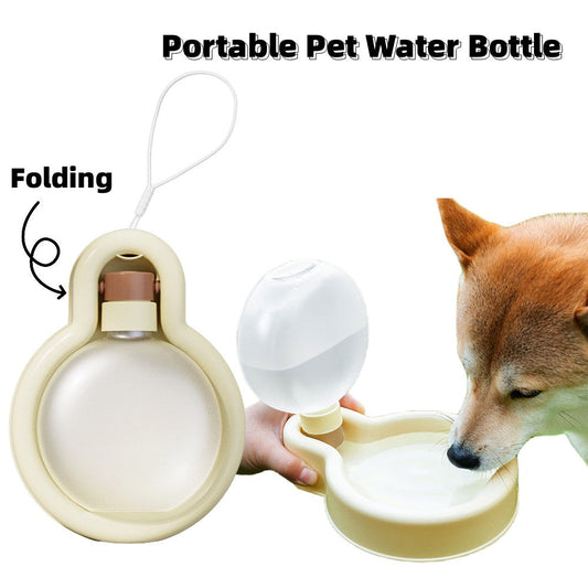 500ml Portable Cat Dog Water Bottle Sealed Travel Puppy Cats Fold Drinking Bowl Outdoor Pet Water Dispenser Pet Products  -  - Pets Crazy Shops -