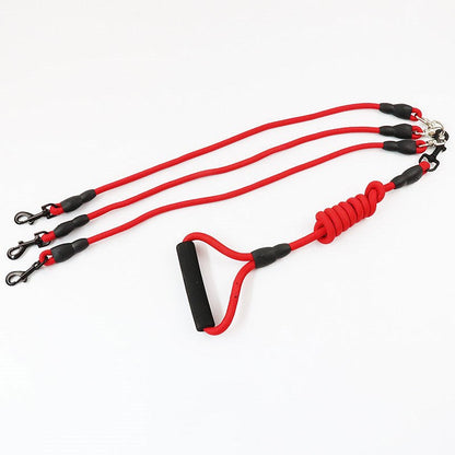 One drag three dogs leash  -  - Pets Crazy Shops -