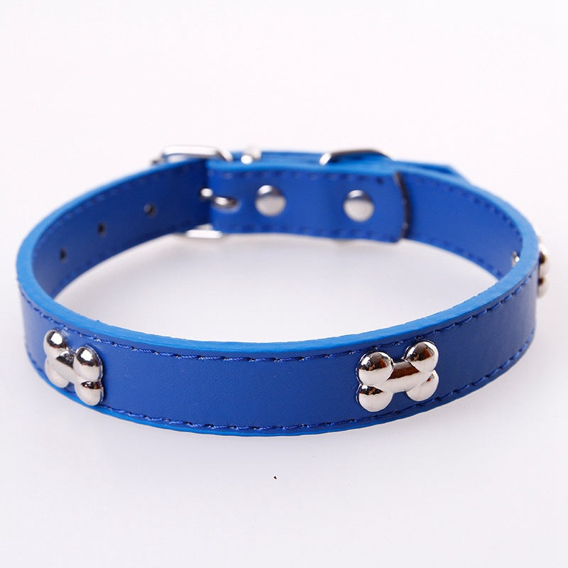 Fashionable Personality Pet PU Neck Ring Accessories  -  - Pets Crazy Shops -