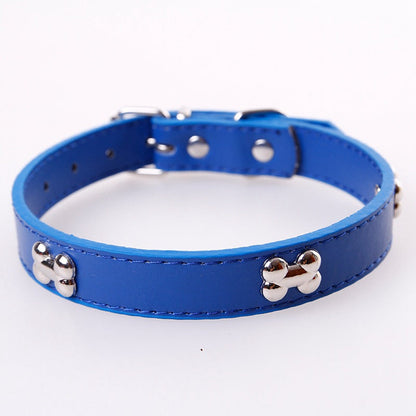 Fashionable Personality Pet PU Neck Ring Accessories  -  - Pets Crazy Shops -