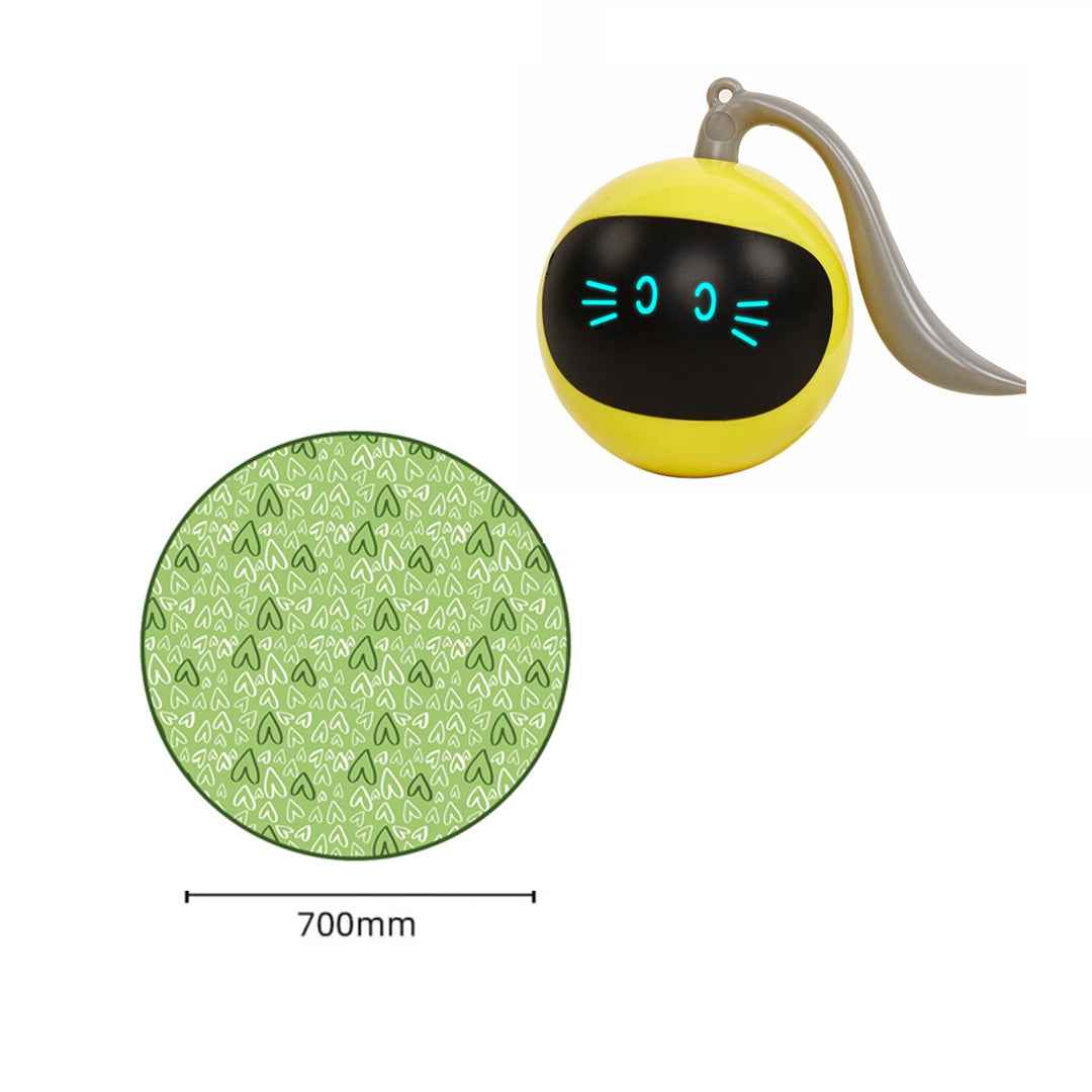 Automatic Funny Cat Toys Electric Motion Undercover Moving Bouncing Rolling Ball Interactive Toy For Indoor Cat Kitty Pet Toy  -  - Pets Crazy Shops -