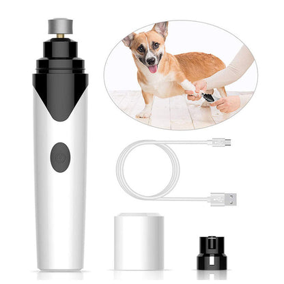 Electric Pet Nail Grinder | USB Rechargeable | Low Noise | Dogs, Cats & Small Pets  -  - Pets Crazy Shops -