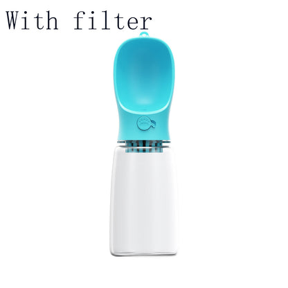 Portable Pet Water Bottle | One-Touch Dispenser | 9 Colours