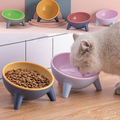 Cat Dog Bowl With Stand Pet Feeding Food Bowls Dogs Bunny Rabbit Nordic Color Feeder Product Supplies Pet Accessories  -  - Pets Crazy Shops -