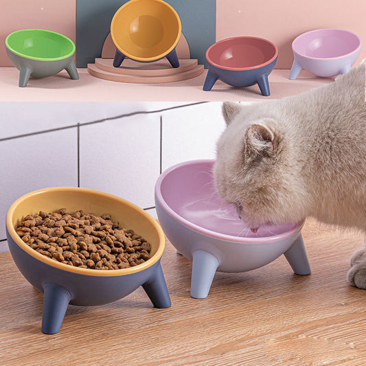 Cat Dog Bowl With Stand Pet Feeding Food Bowls Dogs Bunny Rabbit Nordic Color Feeder Product Supplies Pet Accessories  -  - Pets Crazy Shops -