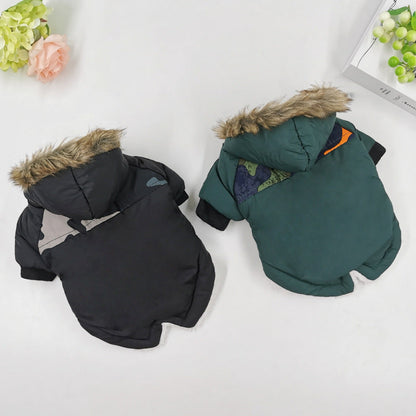 Dog Clothes Winter Thickened Warmth Cotton Pet Dogs Coat Jacket  -  - Pets Crazy Shops -