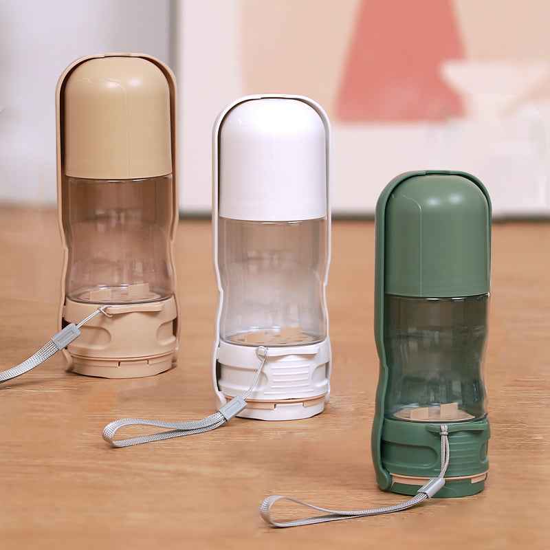 New Pet Outdoor Tableware Folding Portable Dog Drinking Cup Split-type Dog Food Integrated Water Fountain Pet Products  -  - Pets Crazy Shops -
