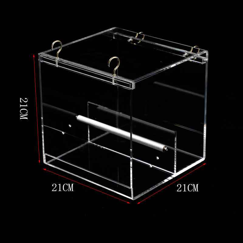 Acrylic bird feeder  -  - Pets Crazy Shops -