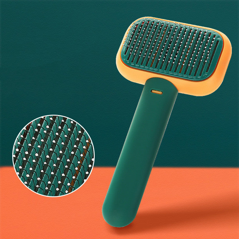Pet Detangling Massage Comb & Grooming Brush | Dog & Cat Hair Brush