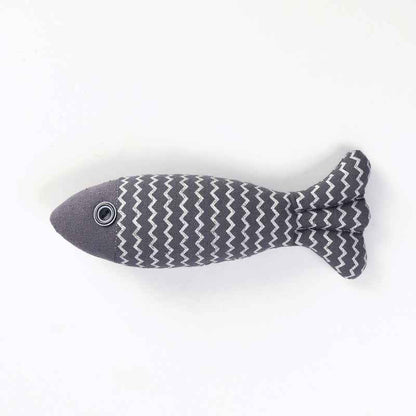 Cat Toy Funny Cat Linen Fish Pillow Self-hey Cat  -  - Pets Crazy Shops -