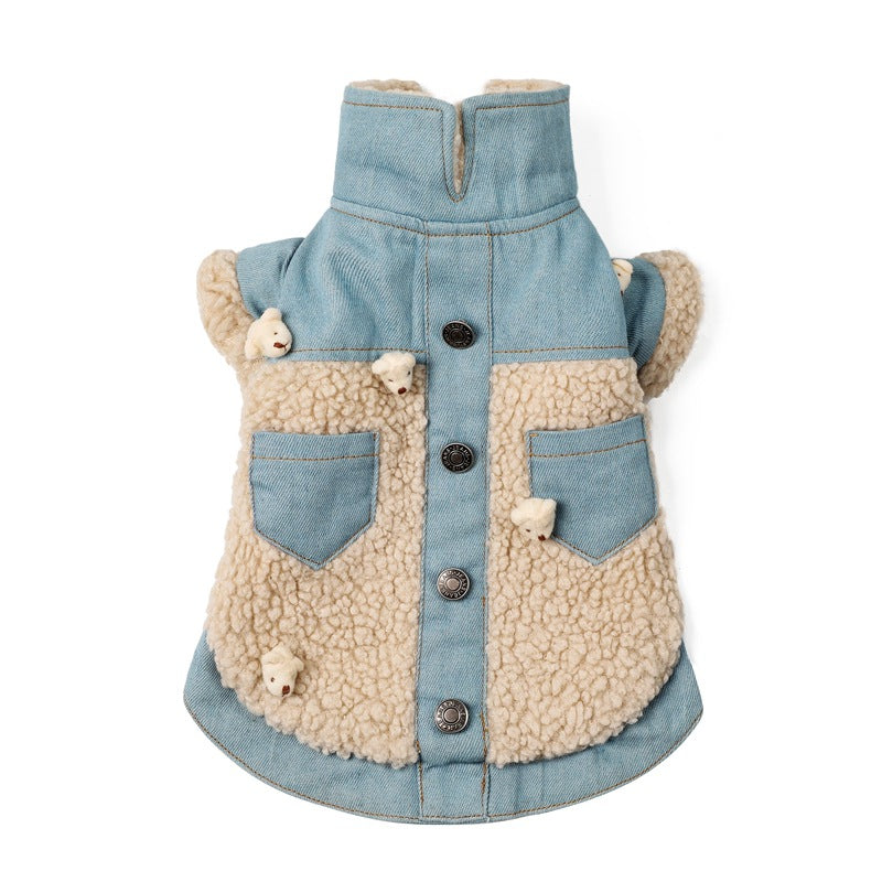 Small Medium Dog Teddy Dog Clothes  -  - Pets Crazy Shops -