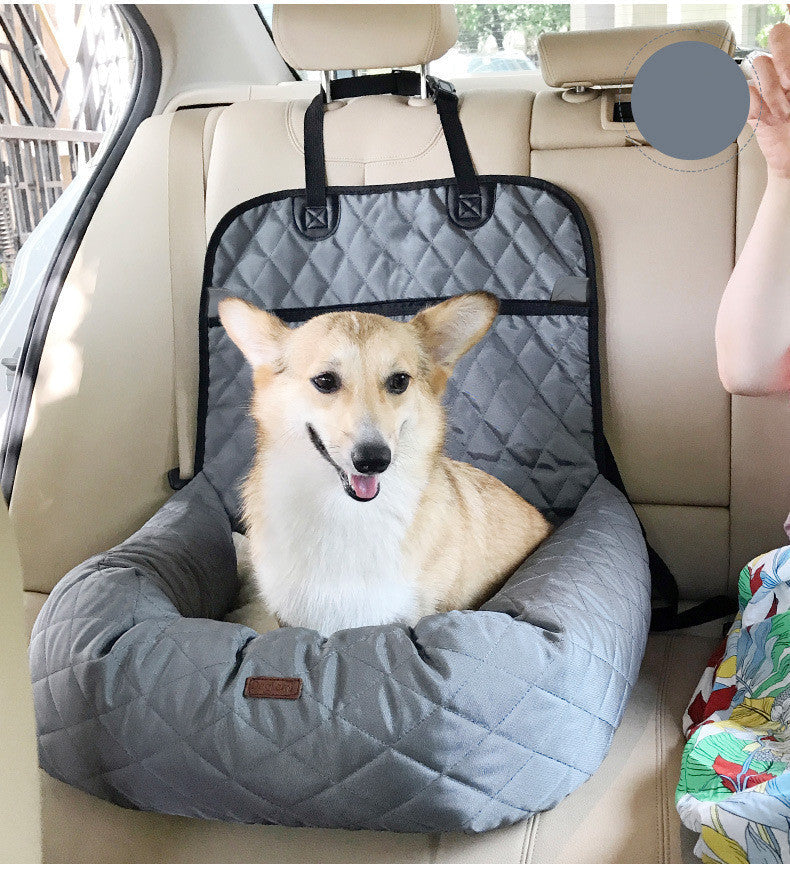 2 In 1 Pet Dog Carrier Folding Car Seat Pad Thickened Multi-purpose Pet Bed Dog Car Mattress Pets Supplies  -  - Pets Crazy Shops -