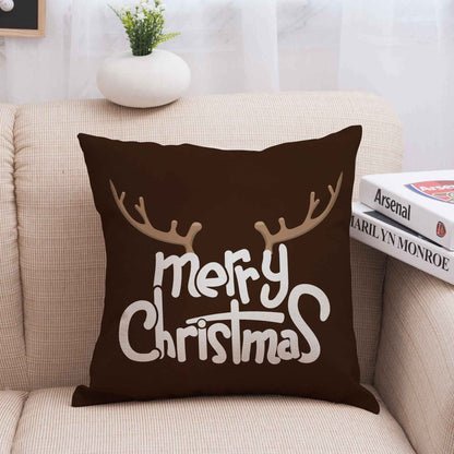 Christmas linen pillowcase  -  - Pets Crazy Shops -