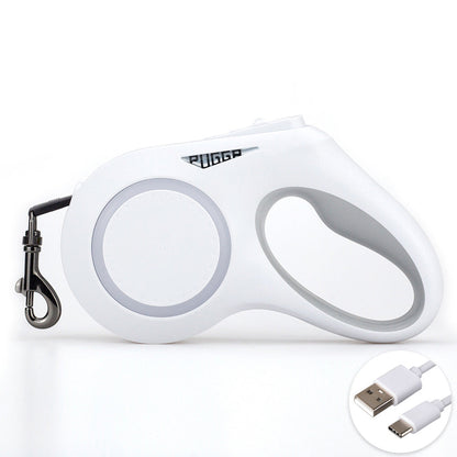 Automatic Telescopic Traction Rope For Pets With Lights  -  - Pets Crazy Shops -