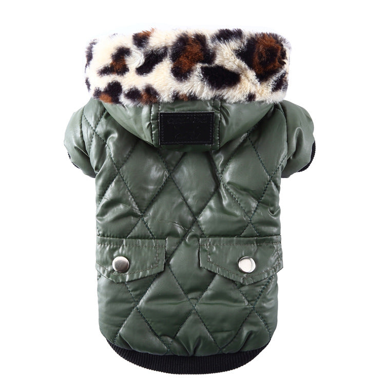 Zippered Cotton Padded Clothes For Pets  -  - Pets Crazy Shops -