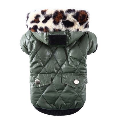 Zippered Cotton Padded Clothes For Pets  -  - Pets Crazy Shops -