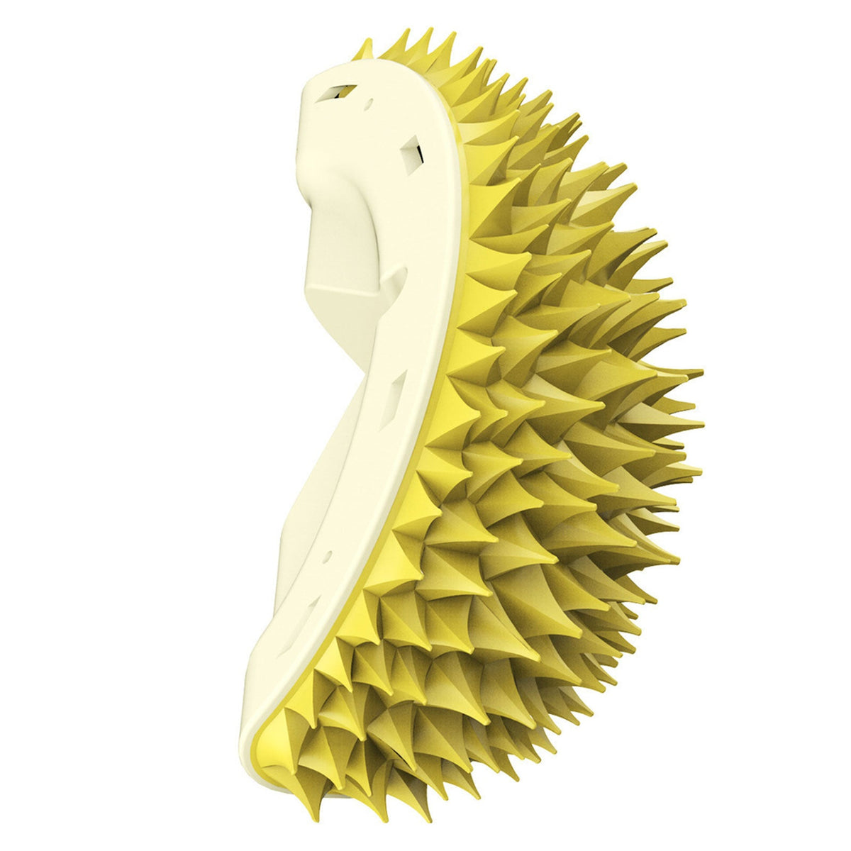 Durian Cat Brush, Dog Cat Self Groomer, Wall Corner Scratcher Massage Combs Durian Shape Molars Eat Slowly Toys Multifunctional Scratch Massager Tool Pets Clean Teeth Healthy Toys  -  - Pets Crazy Shops -
