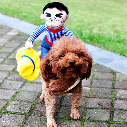 Halloween Pet Costume Pet Dog Funny Clothes Adjustable Dog Cosplay Costume Scary Costume Party Gatherings  -  - Pets Crazy Shops -