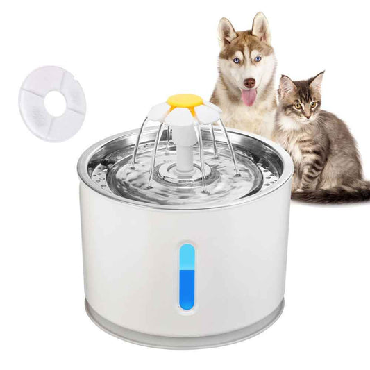 Automatic Pet Cat Water Fountain with LED Light  -  - Pets Crazy Shops -