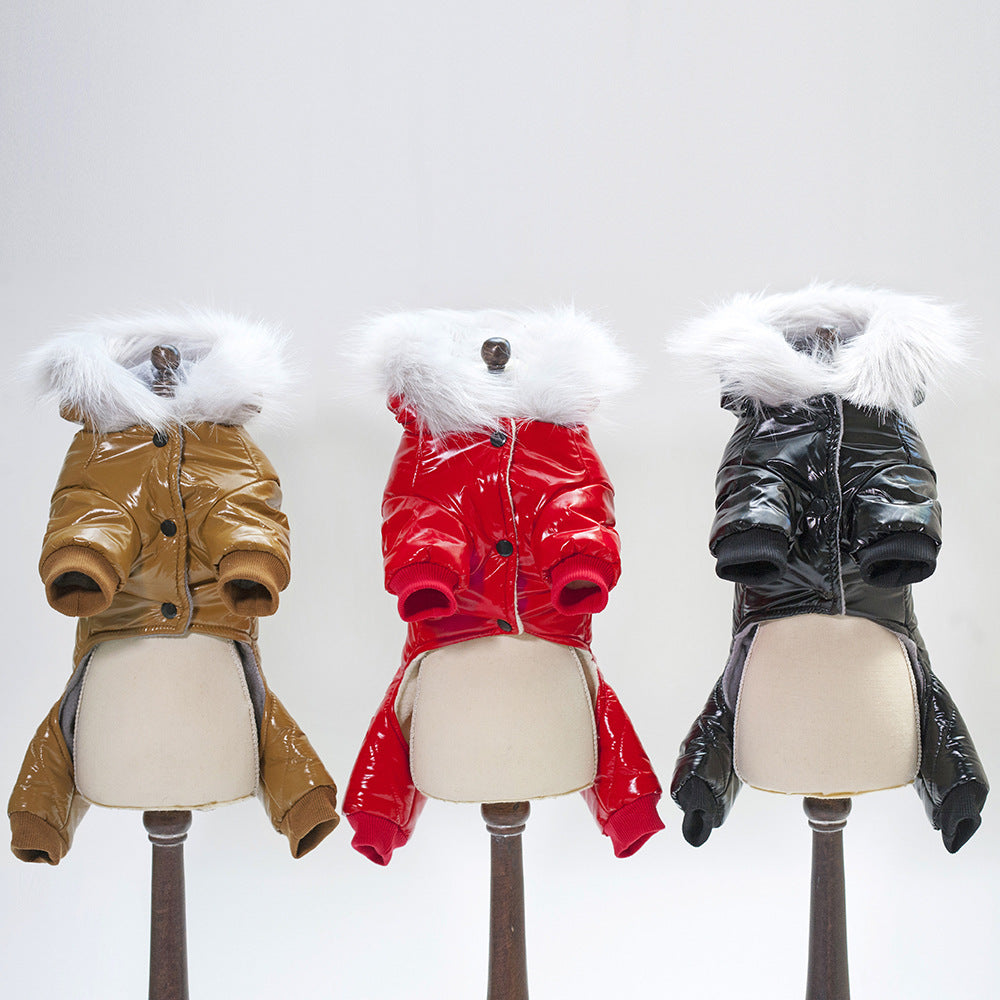 Thickened Four Leg Cotton Padded Clothes  -  - Pets Crazy Shops -