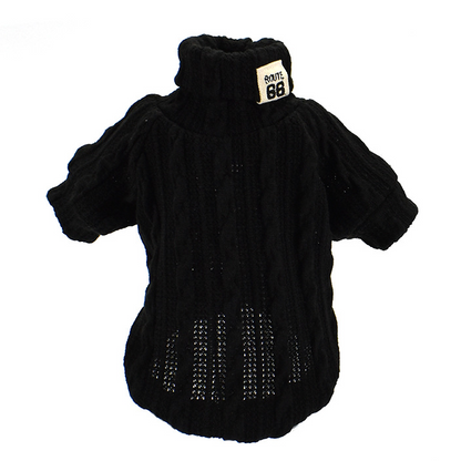 Pet Turtleneck Knitted Sweater Winter Dog Cat Keep Warm  -  - Pets Crazy Shops -