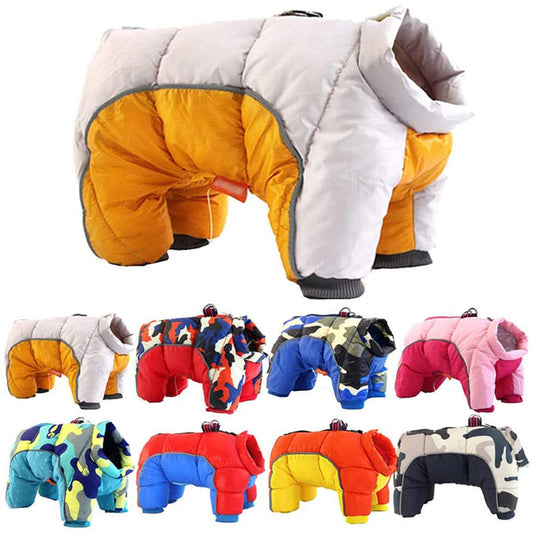 Pet Dog Winter Clothes Thick Warm Down Jacket Teddy Cotton Coat  -  - Pets Crazy Shops -