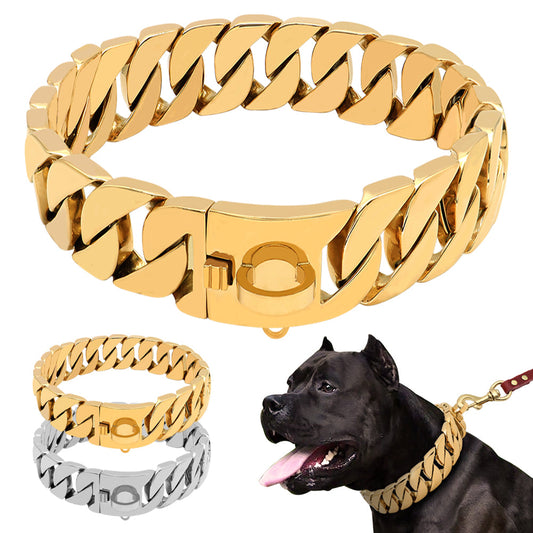 Stainless steel dog chain  -  - Pets Crazy Shops -