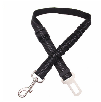 Adjustable Dog Seat Belt Dog Car Seatbelt Harness Leads Elastic Reflective Safety Rope  -  - Pets Crazy Shops -