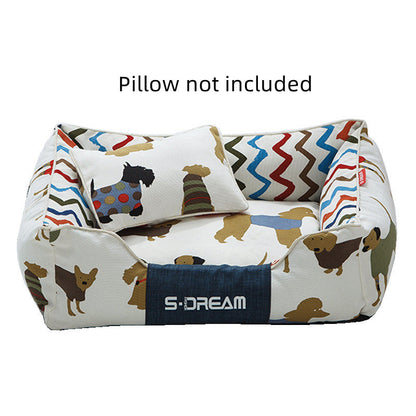 Dog Cat Bed Creativity Of Removable And Washable Large Dog Mat Pet House In Winter  -  - Pets Crazy Shops -