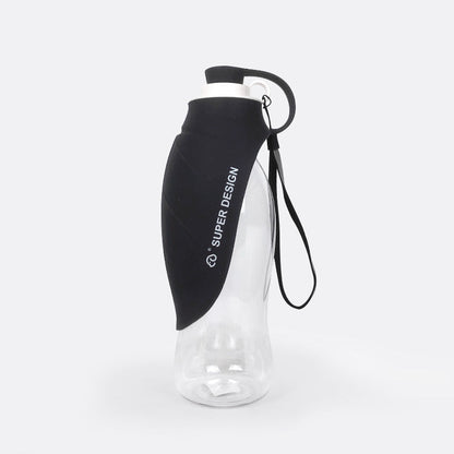 Portable Dog Water Bottle | With Flip-Up Silicone Bowl