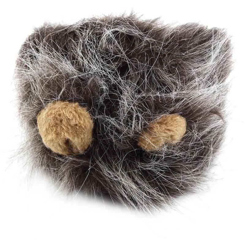 Funny Pet Hat For Small Dogs Cats Hat Emulation Lion Hair Mane Ears Head Cap Scarf Pet Halloween Festival Costume  -  - Pets Crazy Shops -