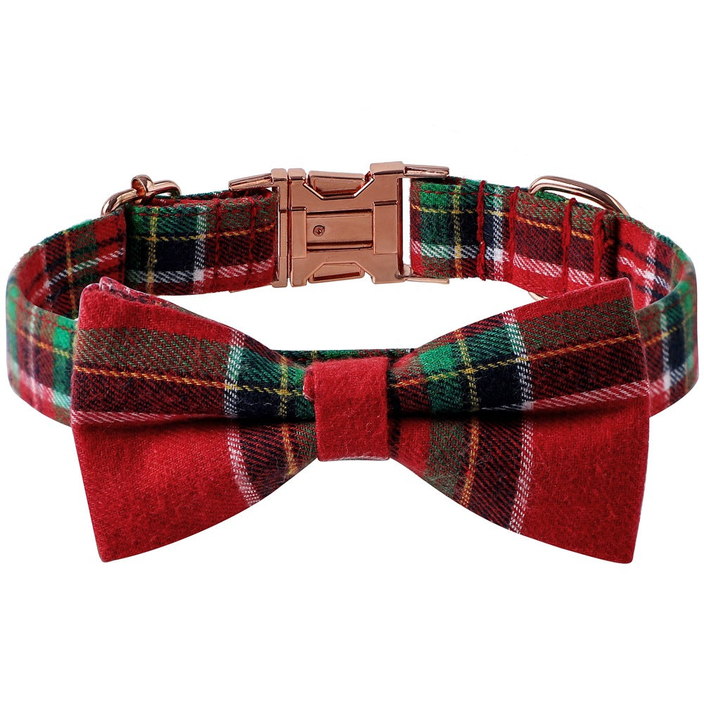 Christmas Dog Collar Rose Gold Buckle  -  - Pets Crazy Shops -