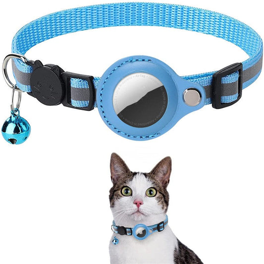 Pet Collar With Bell Airtag Reflective Collar  -  - Pets Crazy Shops -