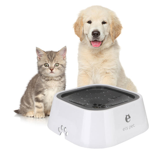 1.5L Anti-Overflow Floating Pet | Water Bowl