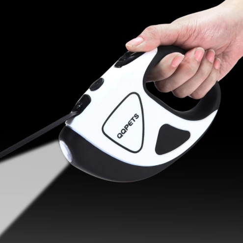 Pet Dog Automatic Retractable Fiber Leash Night Safety LED Shining Automatic Stretching Dog Hand Holding Rope Pet Supplies  -  - Pets Crazy Shops -