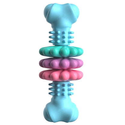 Dog Chew Toy Dog Bone Type  Dogs Teeth Cleaning Toys Indestructible TPR Bone Chewing Bite Resistant Teething Toys  Pet Products  -  - Pets Crazy Shops -