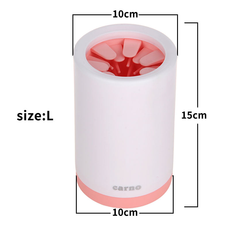 Portable Pet Paw Cleaner Cup Soft Silicone Comb  -  - Pets Crazy Shops -
