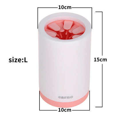 Portable Pet Paw Cleaner Cup Soft Silicone Comb  -  - Pets Crazy Shops -